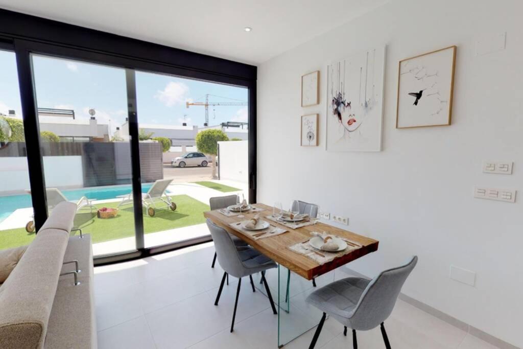 Premium strandnära Villa Lo Pagan -byggd 2020 San Pedro del Pinatar Exteriör bild